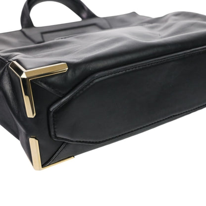 Alexander Wang Leather 2-Way Tote Bag/Clutch Bag In Black