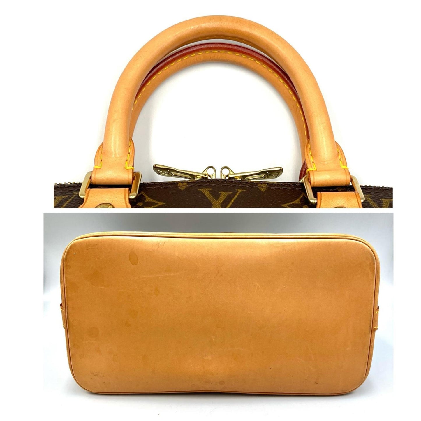 Louis Vuitton Alma 2-Way Shoulder Bag M51130 Monogram Canvas Brown