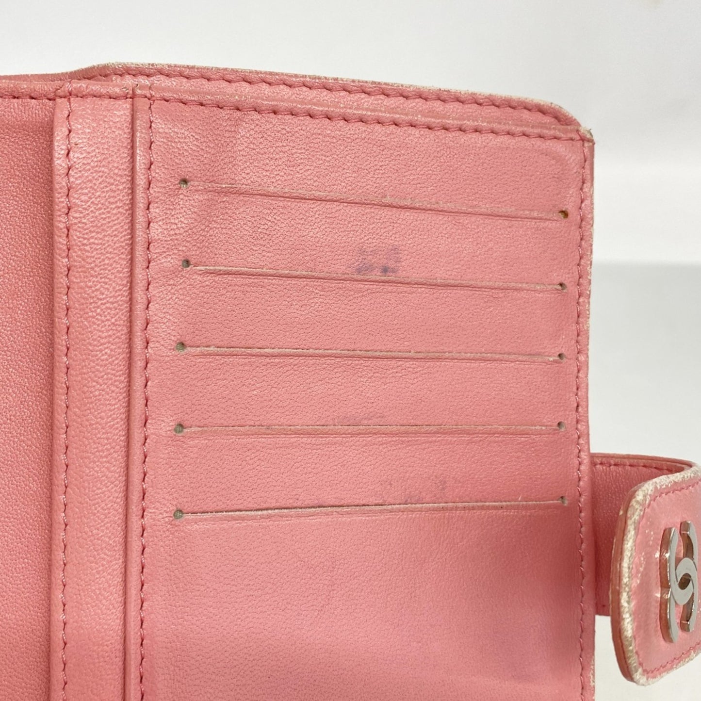 Chanel Matelasse Lambskin Pink Wallet