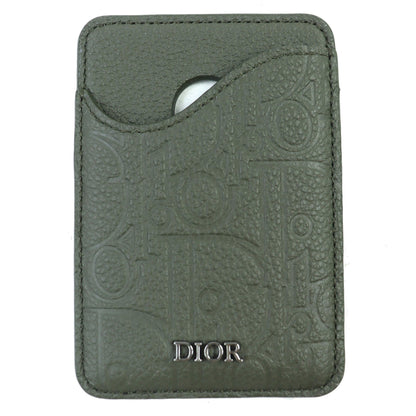Christian Dior Dior Saddle Logo Magnet Gravity Leather Card Holder/Card Case