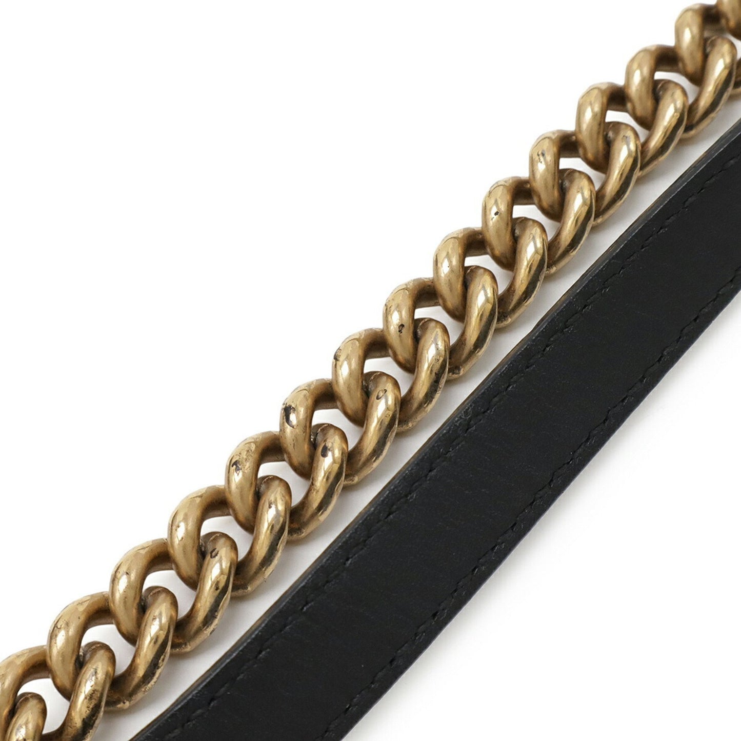 Gucci Gg Marmont Chain Shoulder Bag Pochette In Quilted Leather