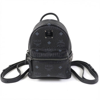 Mcm Stark Bebe Boo Side Stud Backpack In Visetos