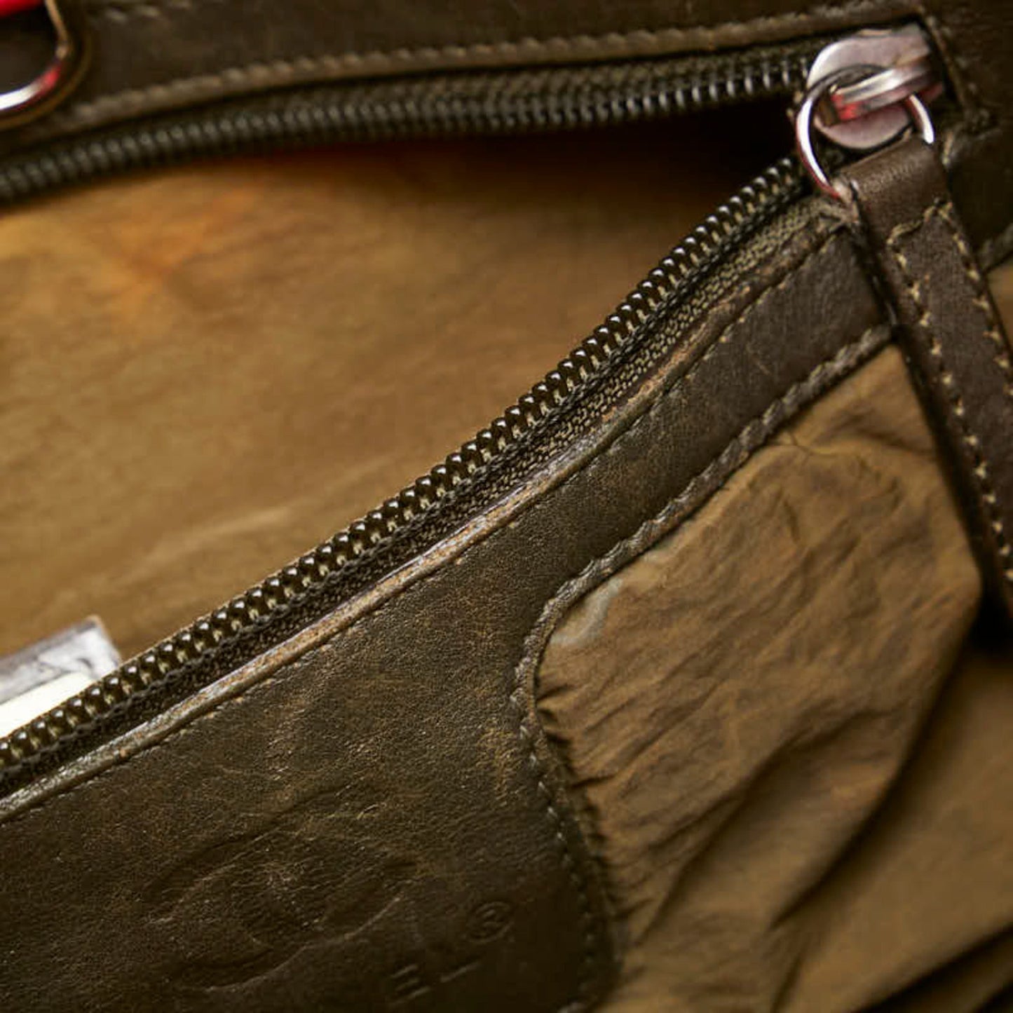 Chanel Coco Mark Cocoon Reversible Quilted Handbag Tote Bag Red Nylon