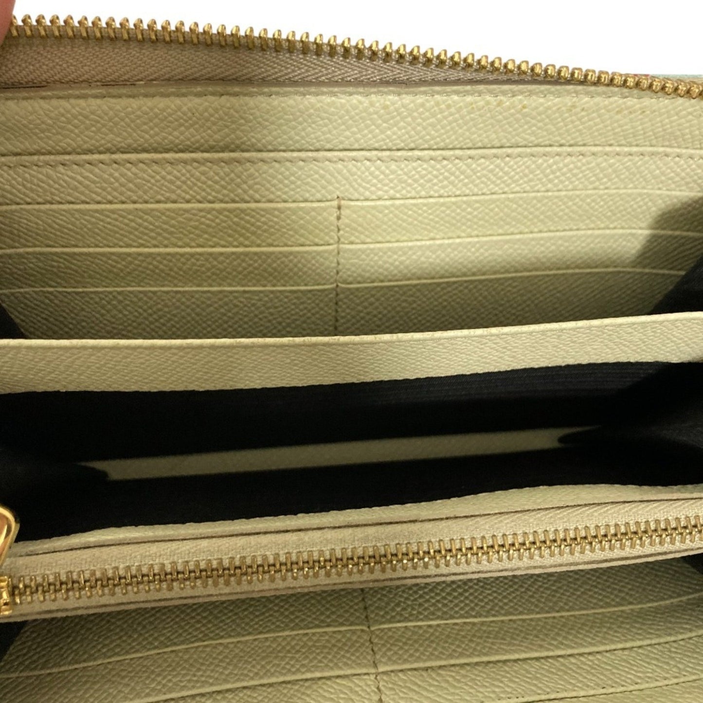 Dolce & Gabbana Floral Print Round Zip Long Wallet In Light Blue