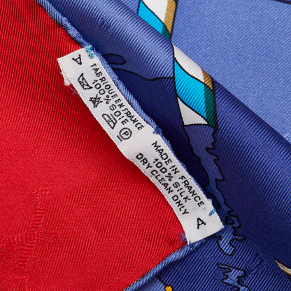 Hermes Herms Carr 90 "Le Carnaval De Venise" Venice Carnival Scarf