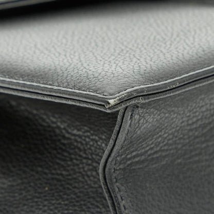 Saint Laurent Second Bag Clutch Black Leather