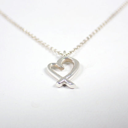Tiffany 925 Loving Heart Pendant Necklace