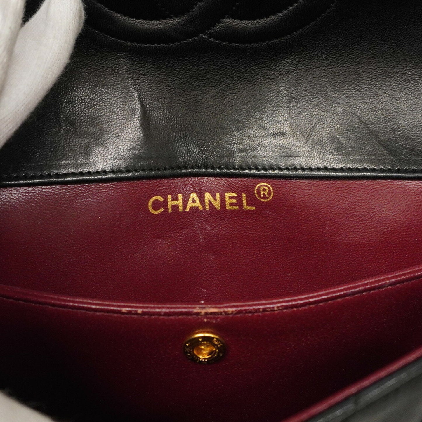 Chanel Matelasse Shoulder Bag With Double Chain