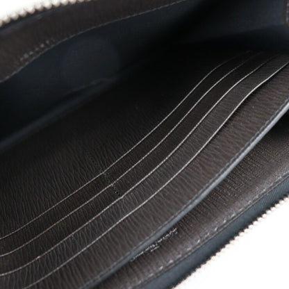 Salvatore Ferragamo Clutch Bag 24 A371 Leather Elefante Document Holder Second