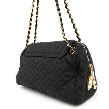 Prada Chain Shoulder Bag Quilted Nylon Br4965 Prada Black