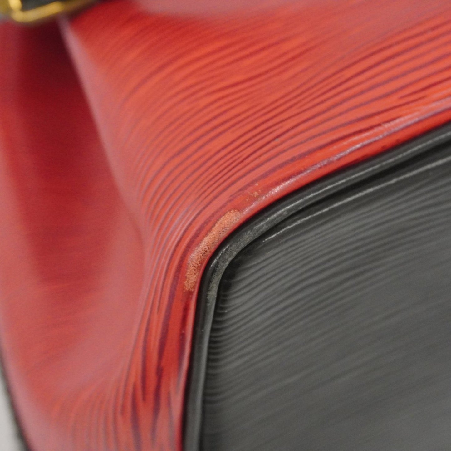 Louis Vuitton Epi Petit Noe Shoulder Bag M44172 Castilian Red Noir