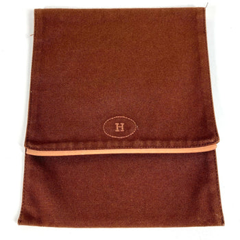 Hermes H Logo Vertical Flap Makeup Pouch