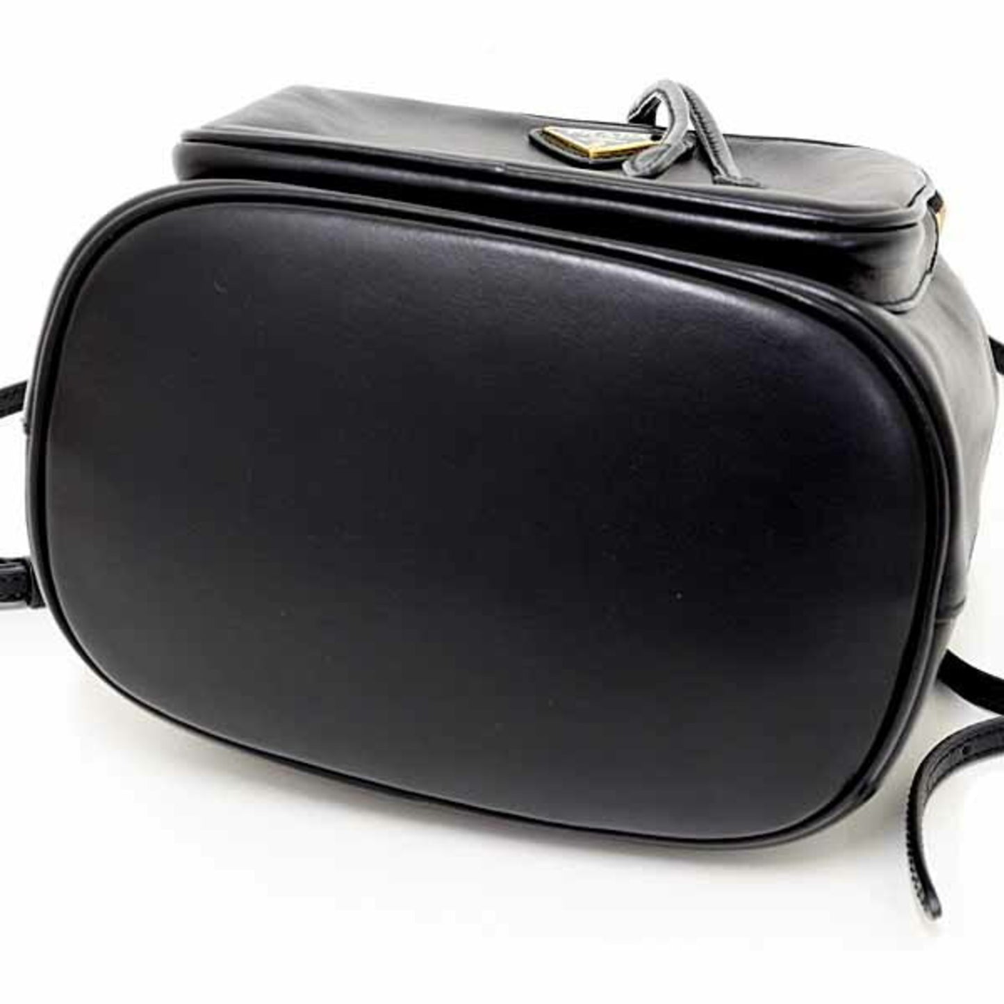 Prada Duet Bucket Bag Shoulder In Soft Calfskin And Saffiano Leather