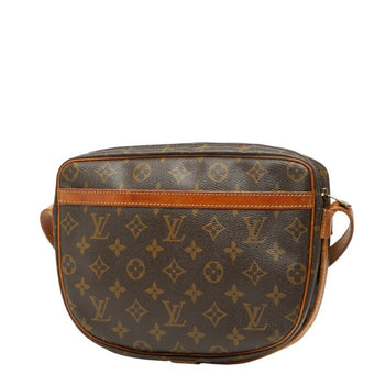 Louis Vuitton Monogram Jeune Fille Mm Crossbody Shoulder Bag M51226 Brown Leather