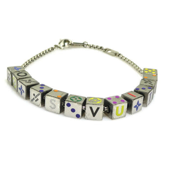 Louis Vuitton Louis Vuitton Bracelet Lv Play It Metal Silver X Multicolor
