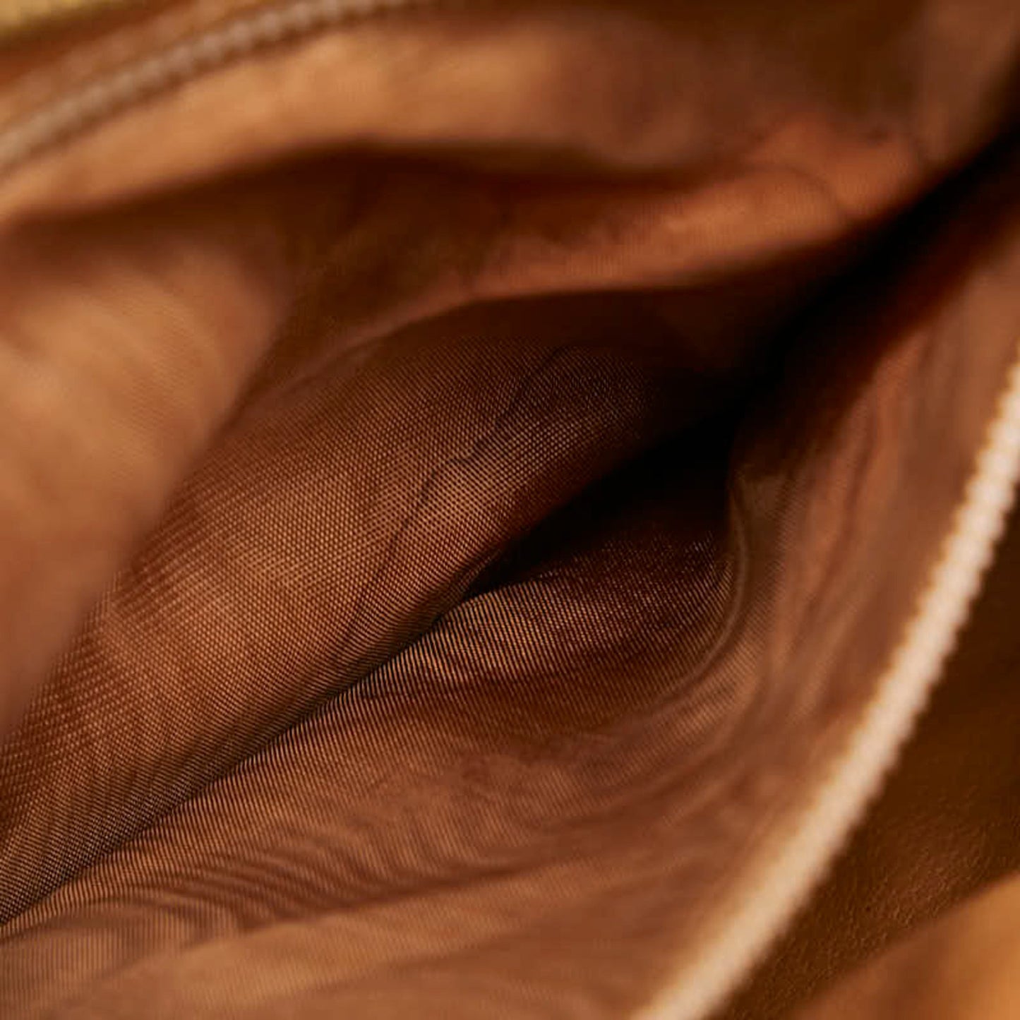 Celine Macadam Clutch Bag/Second Bag In Brown Leather