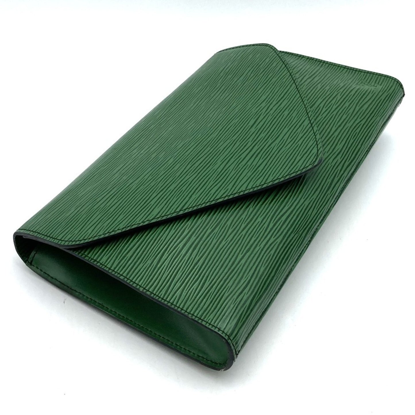 Louis Vuitton Art Deco M52644 Clutch Bag/Second Bag In Green Epi Leather