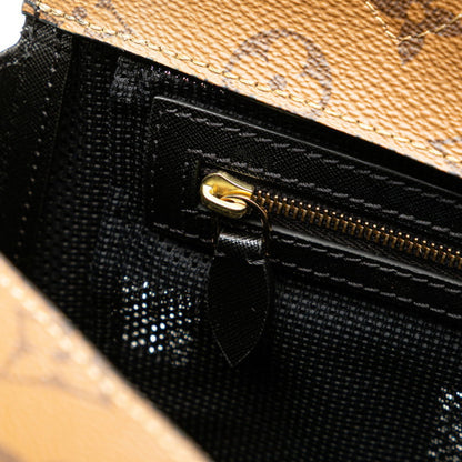 Louis Vuitton Monogram Traceage Tote Handbag Shoulder Bag M44113 Brown Black Pvc Leather