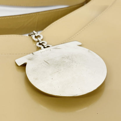 Salvatore Ferragamo Gancini Leather Shoulder Bag