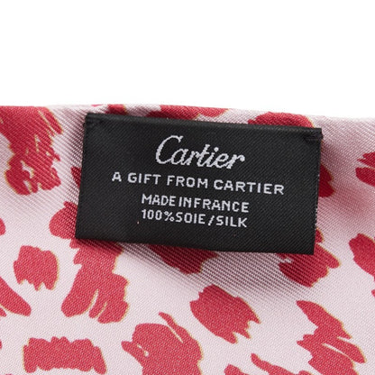 Cartier Leopard Print Scarf