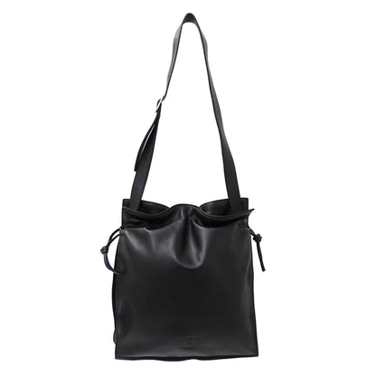 Loewe Women'S Anagram Shoulder Bag In Black Nappa Leather. A Simple