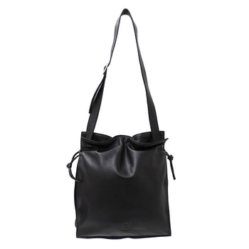Loewe Women'S Anagram Shoulder Bag In Black Nappa Leather. A Simple