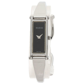 Gucci 1500L Square Face Watch Stainless Steel Ss