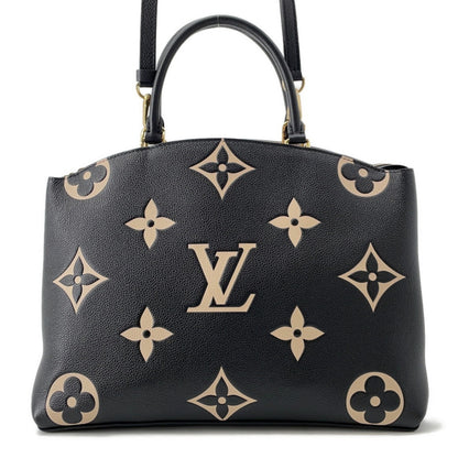 Louis Vuitton Monogram Empreinte Grand Palais Mm Handbag M45842 2-Way Shoulder Bag Black
