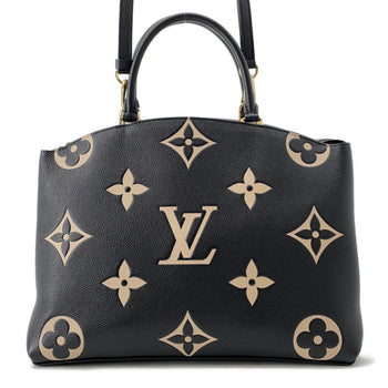 Louis Vuitton Monogram Empreinte Grand Palais Mm Handbag M45842 2-Way Shoulder Bag Black