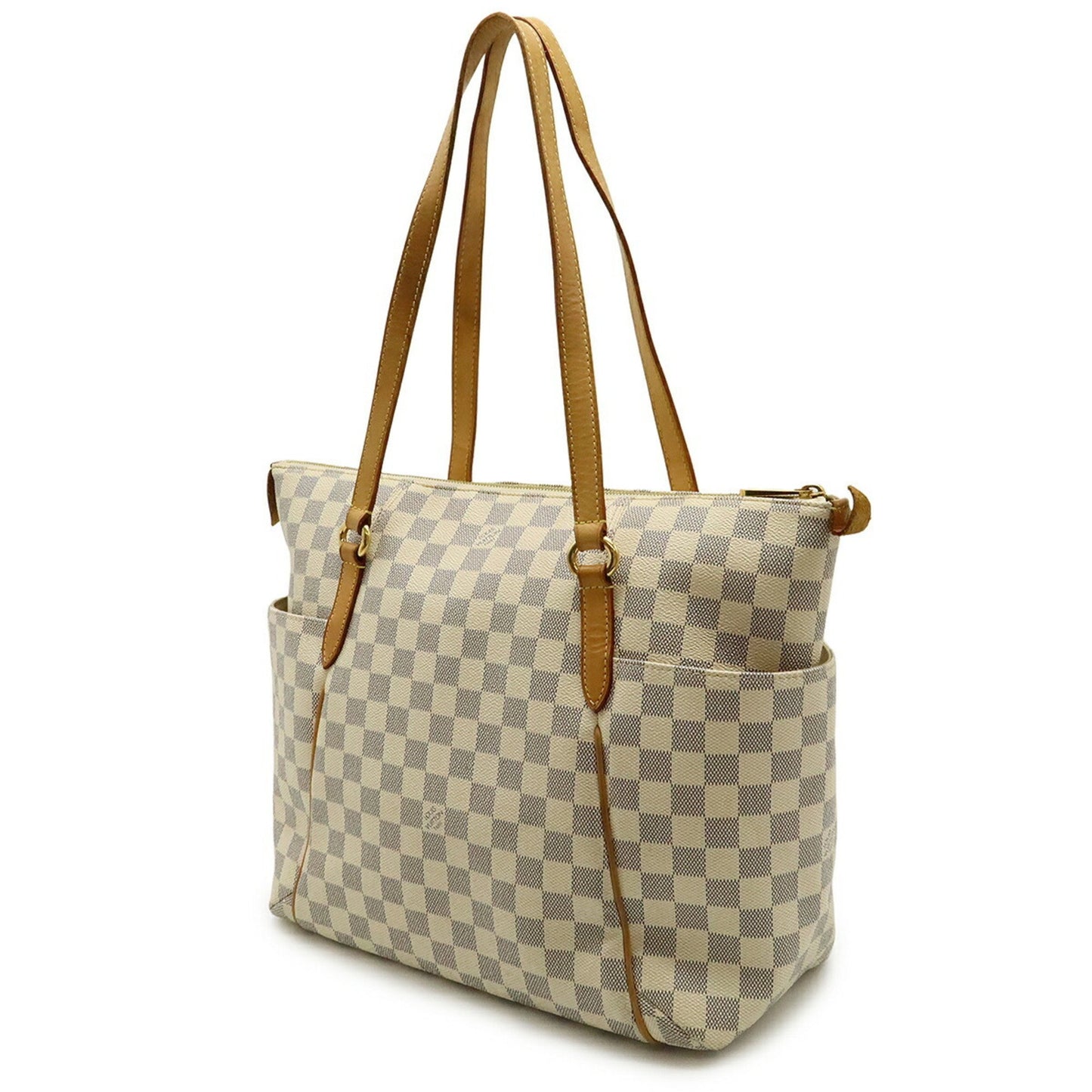 Louis Vuitton Damier Azur Totally Mm Tote Bag Shoulder N51262