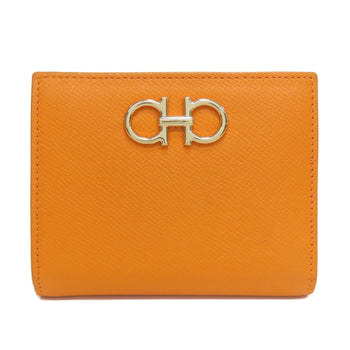 Salvatore Ferragamo Gancini Hardware Bifold Wallet In Calf Leather