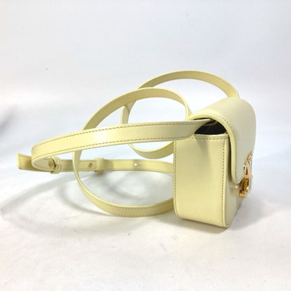 Celine 10I513Dpv.11Oy Shiny Calfskin Micro Bag Pochette Bag Crossbody Shoulder Bag Soft Yellow