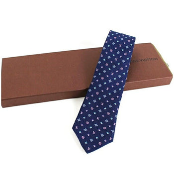 Louis Vuitton Silk Tie Cravate Monogram M76609 Louis Vuitton