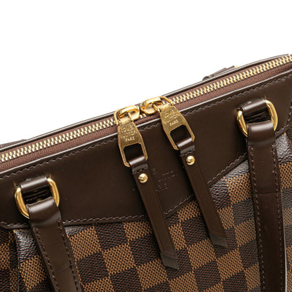Louis Vuitton Damier Westminster Pm Handbag N41102 Brown Pvc Leather