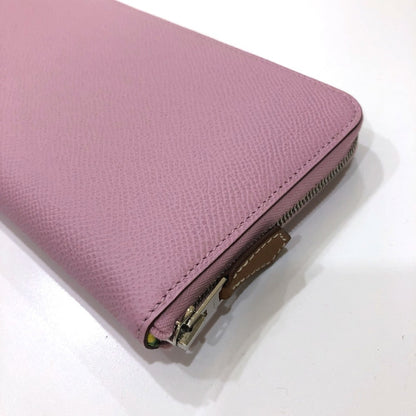 Hermes Azap Long Silk-In All-Over Print Wallet With Zip-Around Design