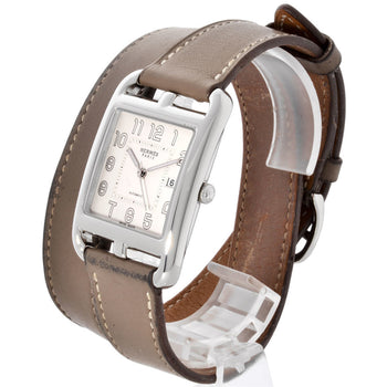 Hermes Hermes Cc1.710 Cape Cod Double Tour Wristwatch Automatic Silver Dial R Stamp