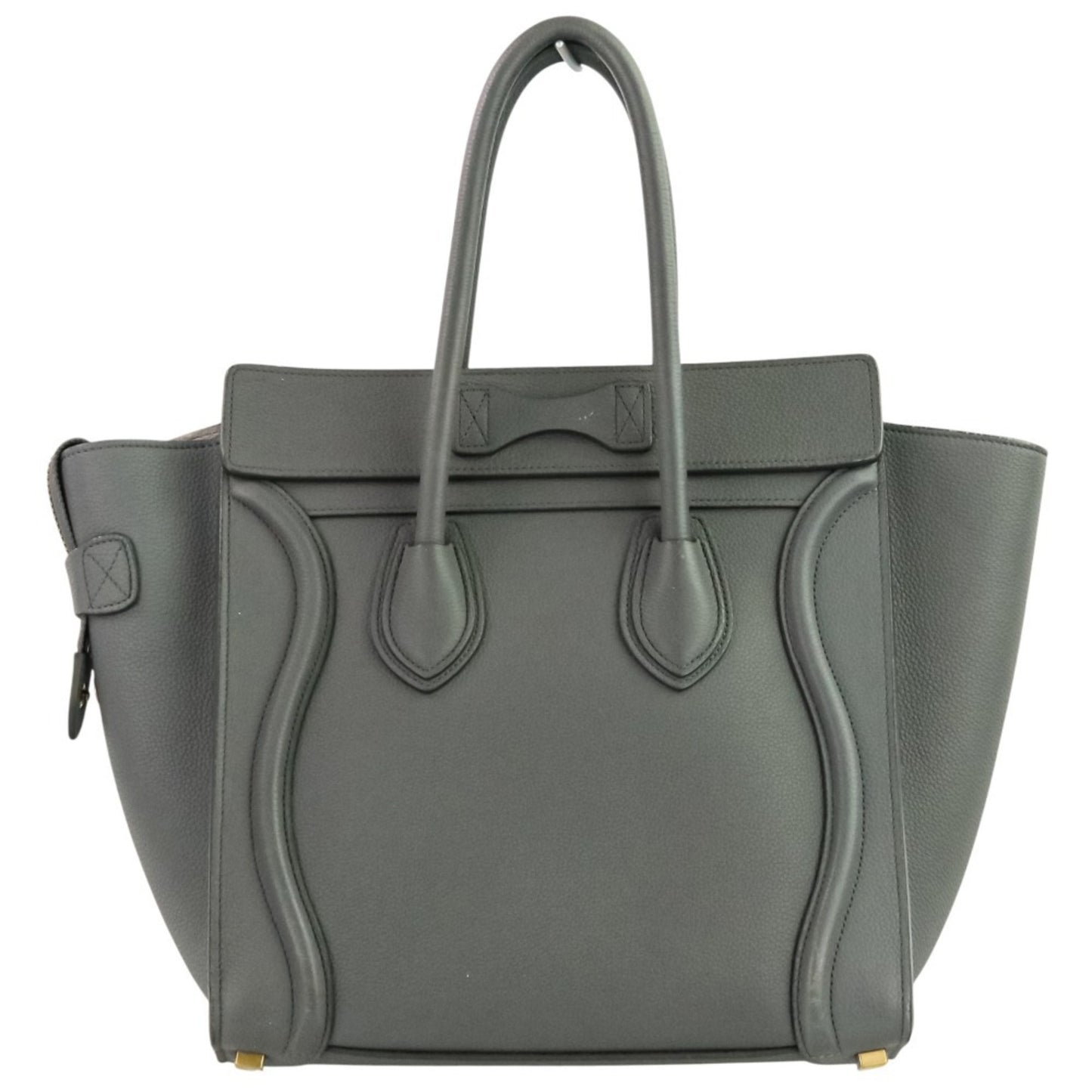 Celine Luggage Bag Micro Shopper Tote Gray
