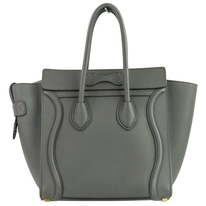 Celine Luggage Bag Micro Shopper Tote Gray