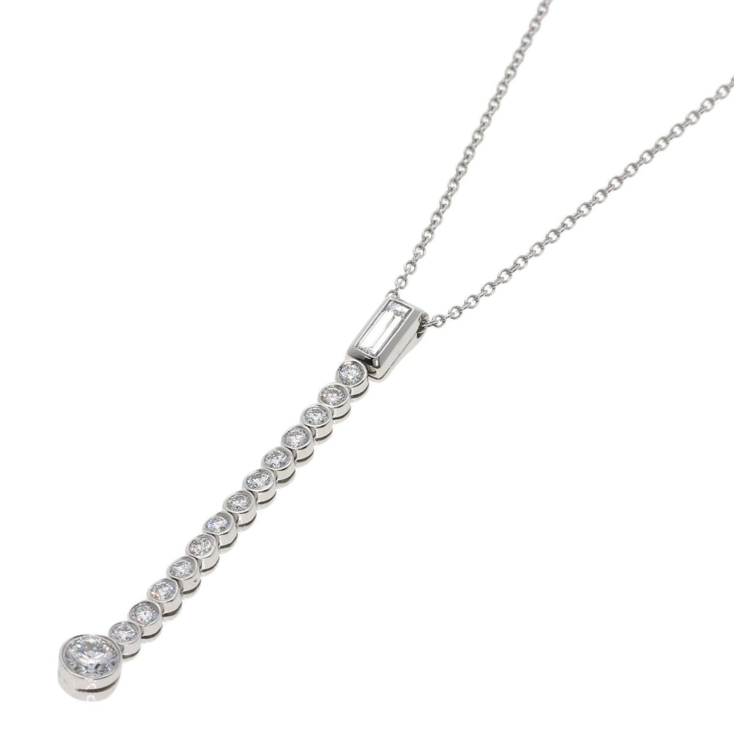 Tiffany & Co. Jazz Drop Diamond Necklace In Platinum Pt950