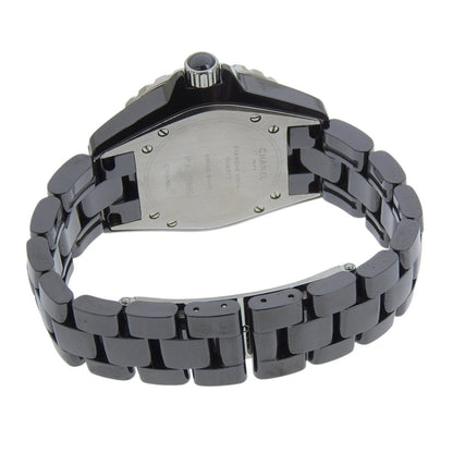 Chanel J12 Watch H0682 Ceramic Quartz Analog Display Black Dial