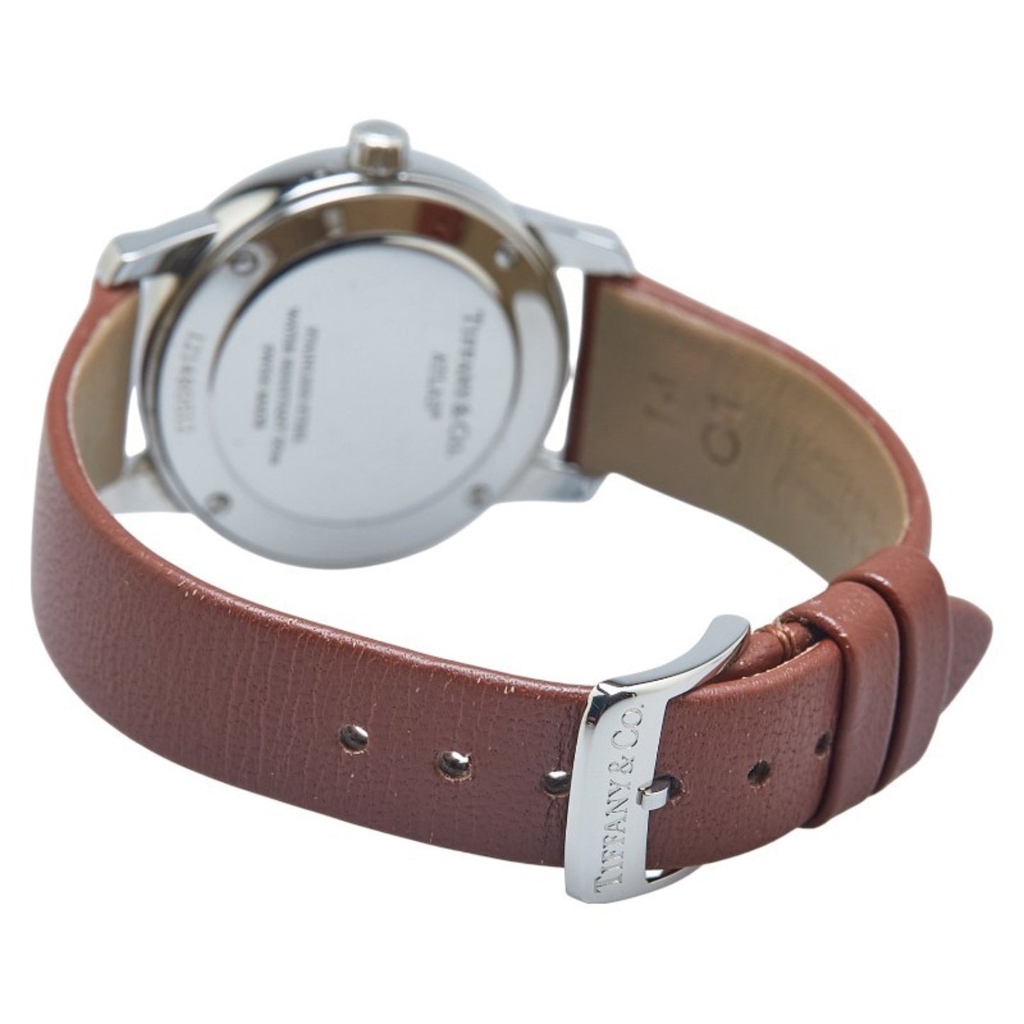 Tiffany & Co. Atlas Dome Date Quartz Watch With Silver Dial