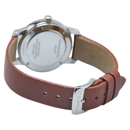 Tiffany & Co. Atlas Dome Date Quartz Watch With Silver Dial