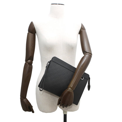 Louis Vuitton Clutch Bag Damier Infini Stand Pouch N60450 Louis Vuitton Black Second