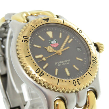Tag Heuer Sel Professional S95.206 Stainless Steel Grey Quartz Watch 0179Tag Heuer