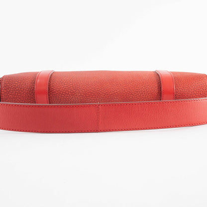 Loewe Senda Handbag In Red Leather