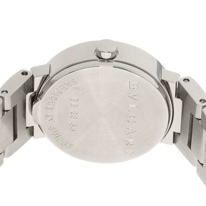 Bvlgari Bb23Ss 12P Diamond Watch Stainless Steel Ss