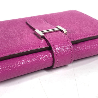 Hermes Bearn Compact Combination Wallet Tri-Fold Chevre