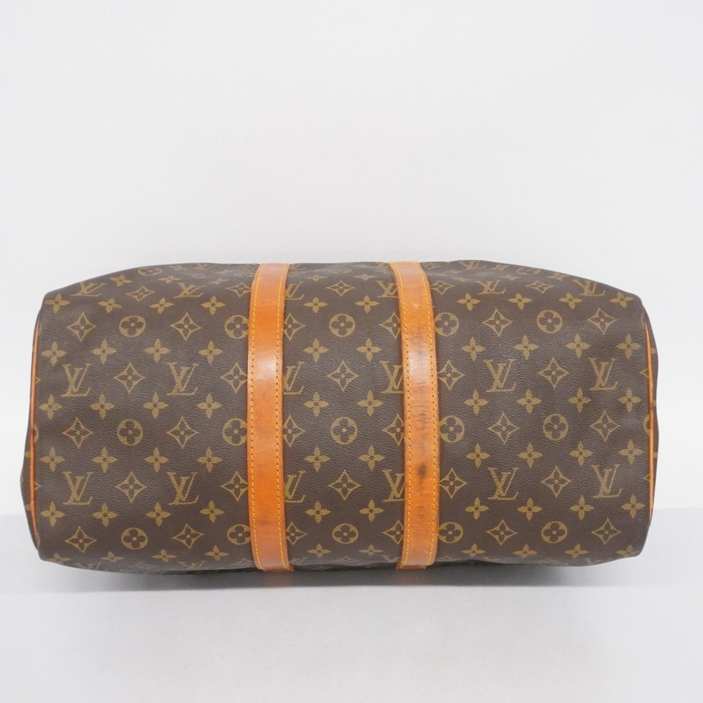 Louis Vuitton Monogram Keepall 45 Boston Bag M41428 Brown