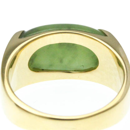 Bvlgari Tronchetto Ring Yellow Gold (18K) Fashion Jade Band Ring Gold