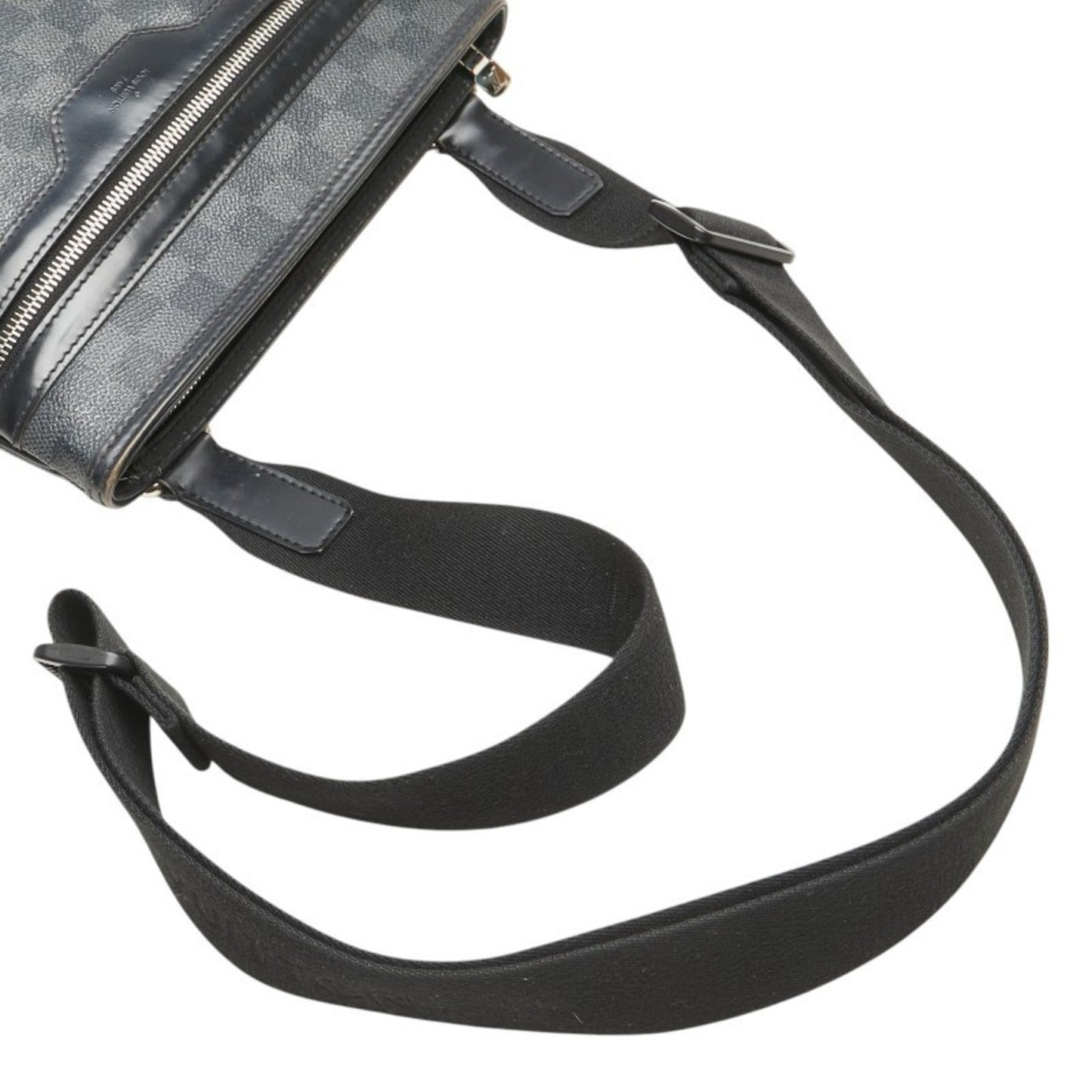 Louis Vuitton Damier Graphite Thomas Crossbody Shoulder Bag N58028 Black Leather